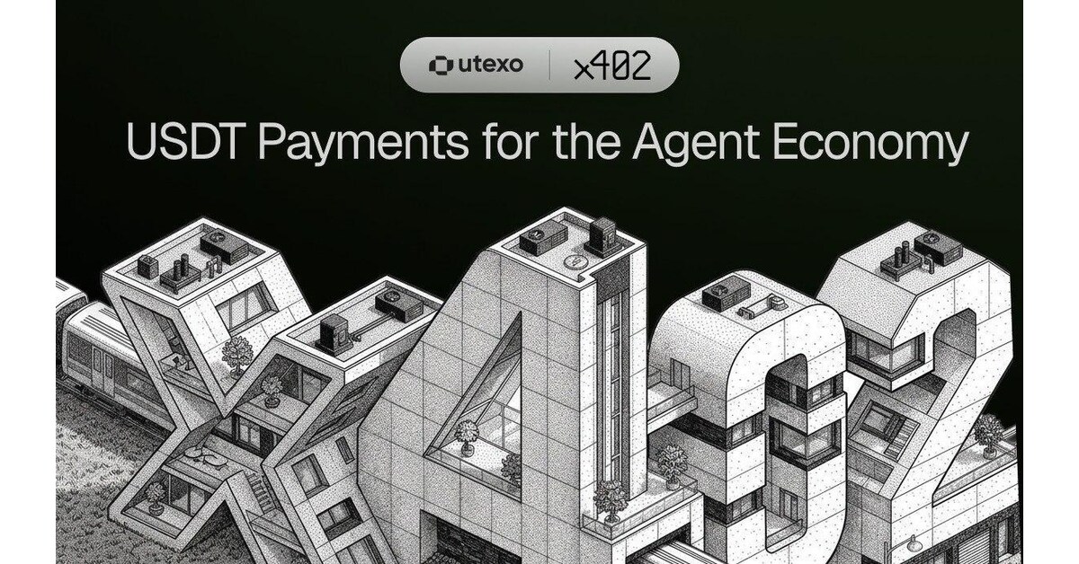 Utexo and x402 Enable USDT Payments for the Agent Economy with Near-Instant Settlement