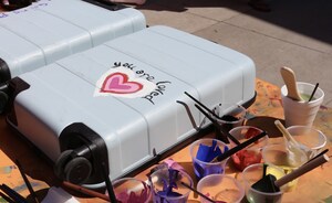 World-Renowned Children's Illustrators Transform Lost Luggage into 'Canvases of Hope' for Foster Children