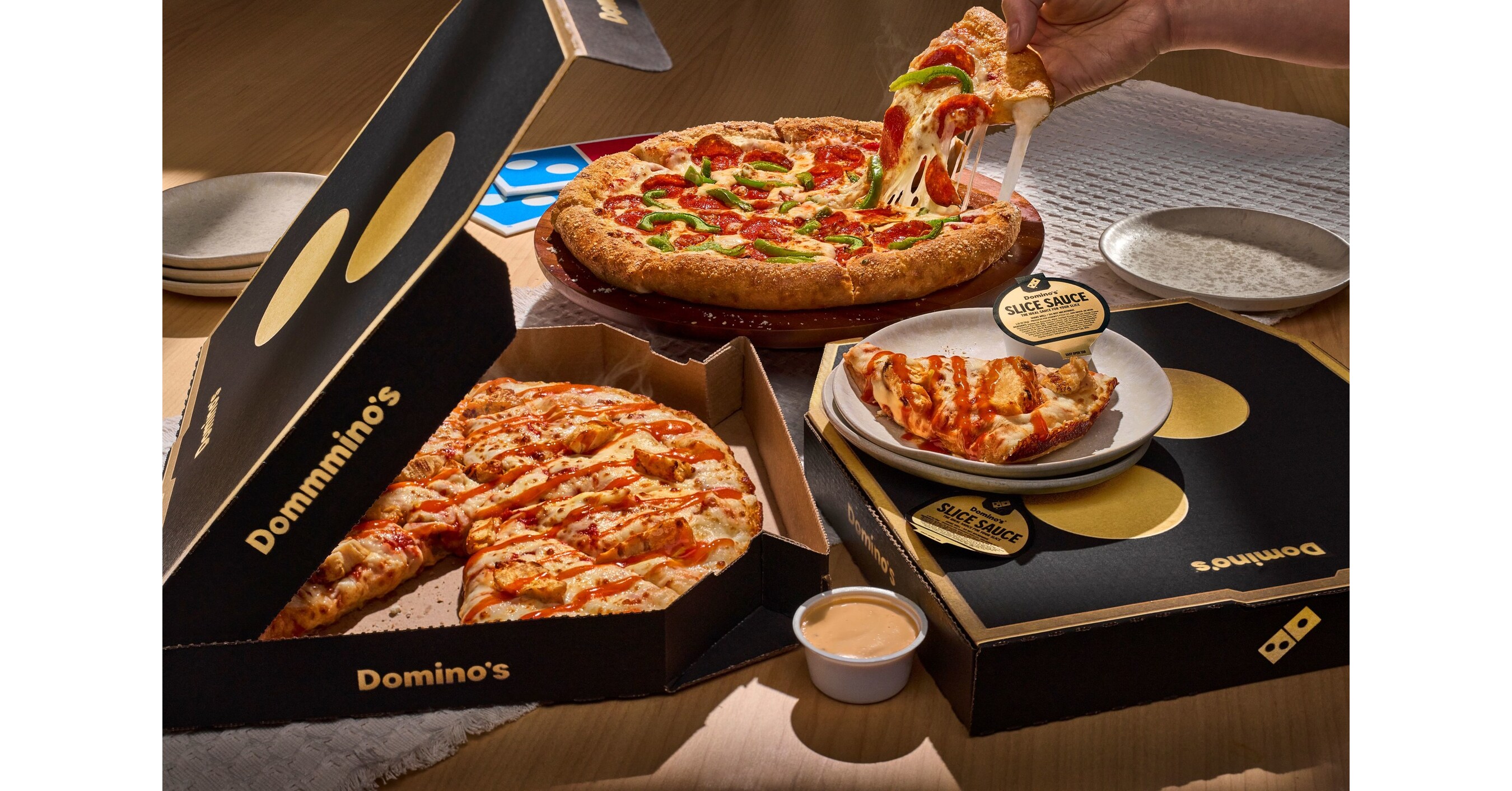 dominos tobacco road Domino's® Delivers a Draft Week Win: All Pizza is 50% Off