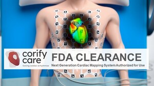 Corify Care Receives FDA Clearance for ACORYS® -- Introducing Instant, 4-D Electroanatomical Cardiac Mapping in Real-time