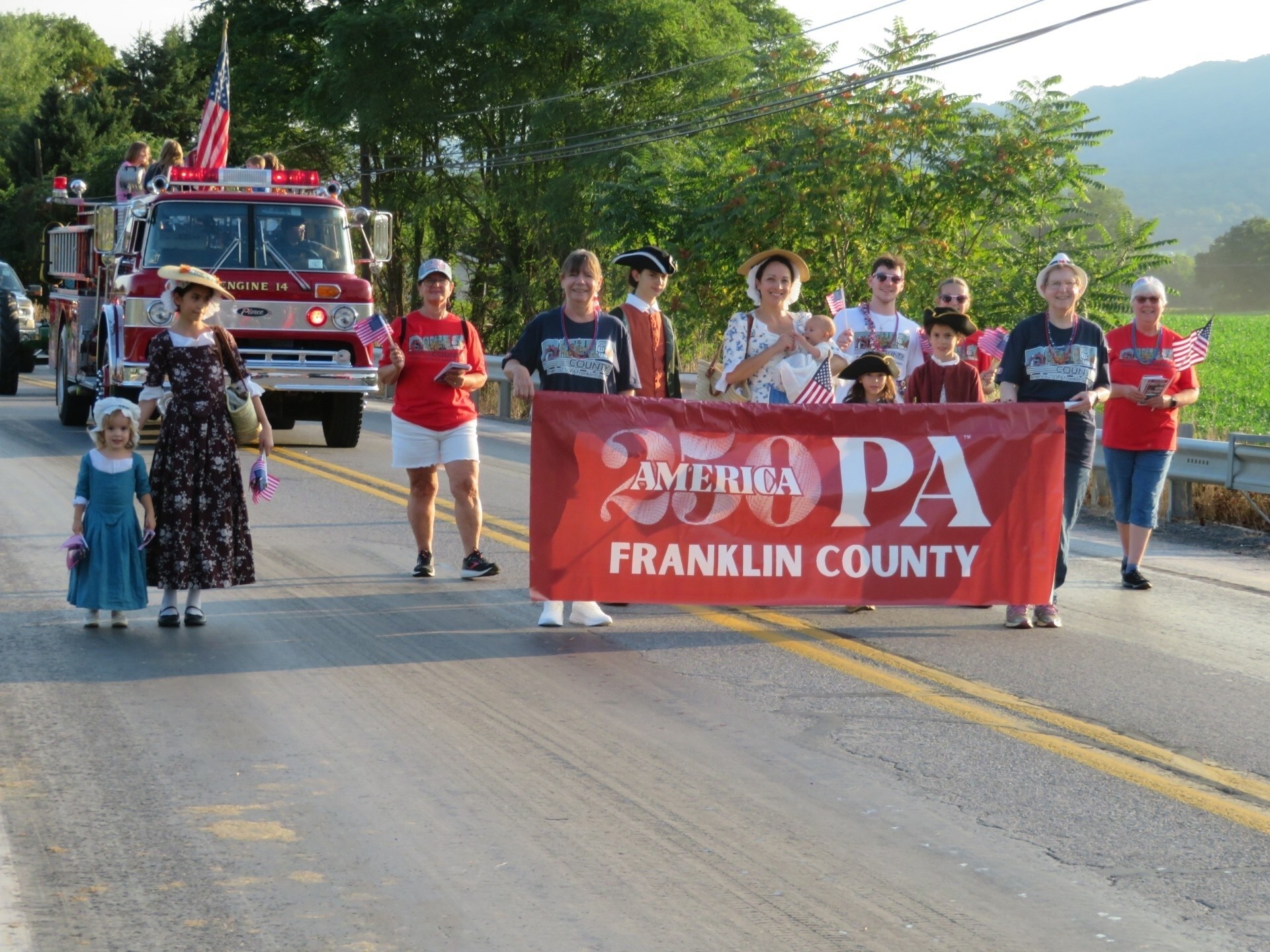 See It All from the Street--or from Above! Celebrate America's 250th at the EPIC Franklin County America250PA Parade on April 18