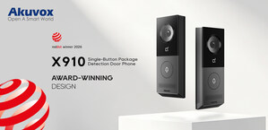 Akuvox X910 Claims Red Dot Award 2026: the World's First AI-powered Parcel Detection Smart Intercom Revolutionizes Luxury Home Access