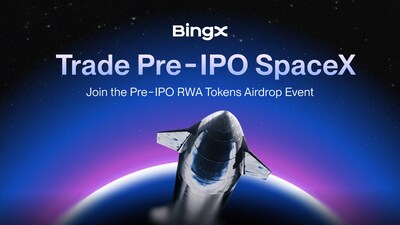 BingX traz exposição pré-IPO da SpaceX para o blockchain e amplia acesso a ativos do futuro (PRNewsfoto/BingX)