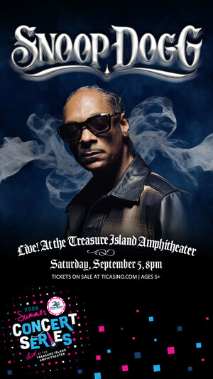 Drop everything like it's hot: Snoop Dogg to perform during Treasure Island's 2026 Summer Concert Series