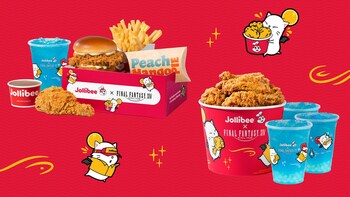 Fans can unlock the “Eat Chicken” emote through the purchase of a FINAL FANTASY XIV Box Meal or 6pc Bucket Bundle. Both meals feature the Blue Raspberry Aether with Crystal Boba, a delicious drink specially created for players of the hugely popular online game.