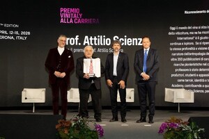 Host of the Italian Wine Podcast Receives Vinitaly Lifetime Achievement Award