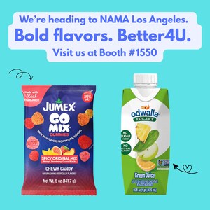 Jumex® to Spotlight New Jumex® GoMix™ Gummies and Odwalla® Juices at NAMA Show 2026