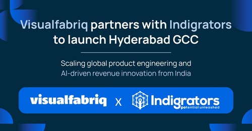 Visualfabriq expands global product innovation with a GCC in Hyderabad, India, supported by Indigrators