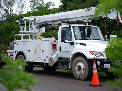 Bahamas Grid Company at a job site on New Providence