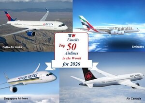 TTW Unveils Top 50 Airlines in the World for 2026