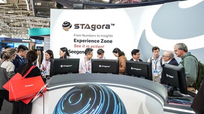 Visitors are experiencing the platform at the “STAgora™ Experience Zone” inside Seegene’s booth at ESCMID Global 2026, held in Munich, Germany, from April 17 to 21.