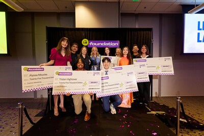 The debut of Live Más Lab brought six Live Más Scholarship applicants to Taco Bell HQ to pitch executives on ideas tackling real business challenges — and each walked away with a surprise $25,000 scholarship.
