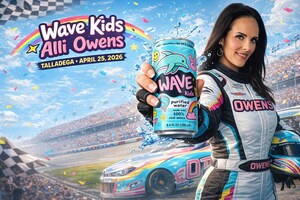 Wave Kids™ Partners With NASCAR Driver Alli Owens For Talladega Arca Menards Series Race