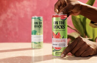 On The Rocks' Sparkling Watermelon Margarita