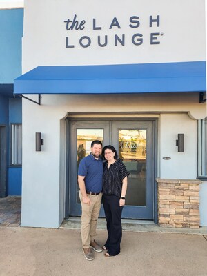 Bryan and Kristina Johnsen, Co-owners of The Lash Lounge in Ventura, California.