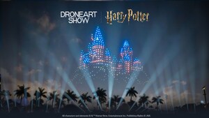 DroneArt Show: Harry Potter™ brings a first-of-its-kind open-air drone spectacle to selected cities worldwide