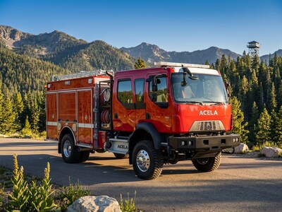 Acela Truck Company unveils the Monterra Crew Cab Plus, a high-mobility, off-road–capable platform configured here with a Type 3 wildland fire body—engineered to deliver reliable performance and rapid response in the most demanding terrain.