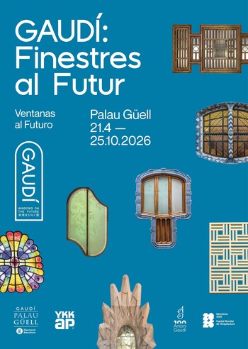 “Gaudí: Windows on the Future” Barcelona exhibition begins today, April 21 and will go to Sun., Oct. 25.