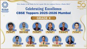 Ryan Group of Schools Celebrates Stellar Performance in CBSE Class 10 Board Exams