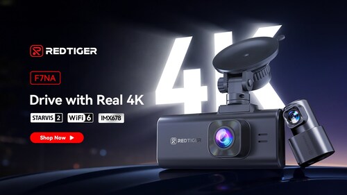 Redtiger F7NA 4K dual dash cam