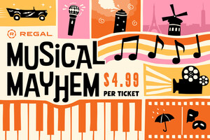 The "Musical Mayhem" Series Will Showcase Cinematic Singing and Dancing on the Big Screens at Regal in May