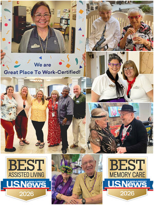 U.S. News &amp; World Report Nationwide Survey Names Watercrest Spanish Springs a Best Assisted Living and Best Memory Care Community