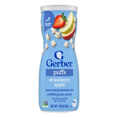 Gerber® Enhances Beloved Puffs and Teether Wheels Snacks with Nutrient-Dense Sorghum