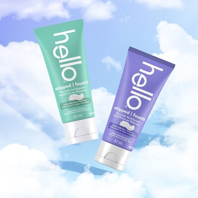 hello® introduces whipped toothpaste,  delivering more magic to brushing (CNW Group/hello Products Canada)