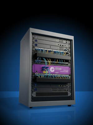 The CyberSecure IPS™ OPTI-GUARD™ M16 inside a server rack provides fiber optic intrusion detection for your inside and outside plant security. Learn more at optiguard.com.