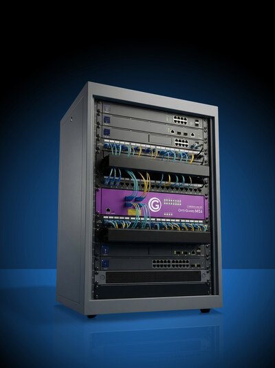 The CyberSecure IPS™ OPTI-GUARD™ M16 inside a server rack provides fiber optic intrusion detection for your inside and outside plant security. Learn more at optiguard.com.