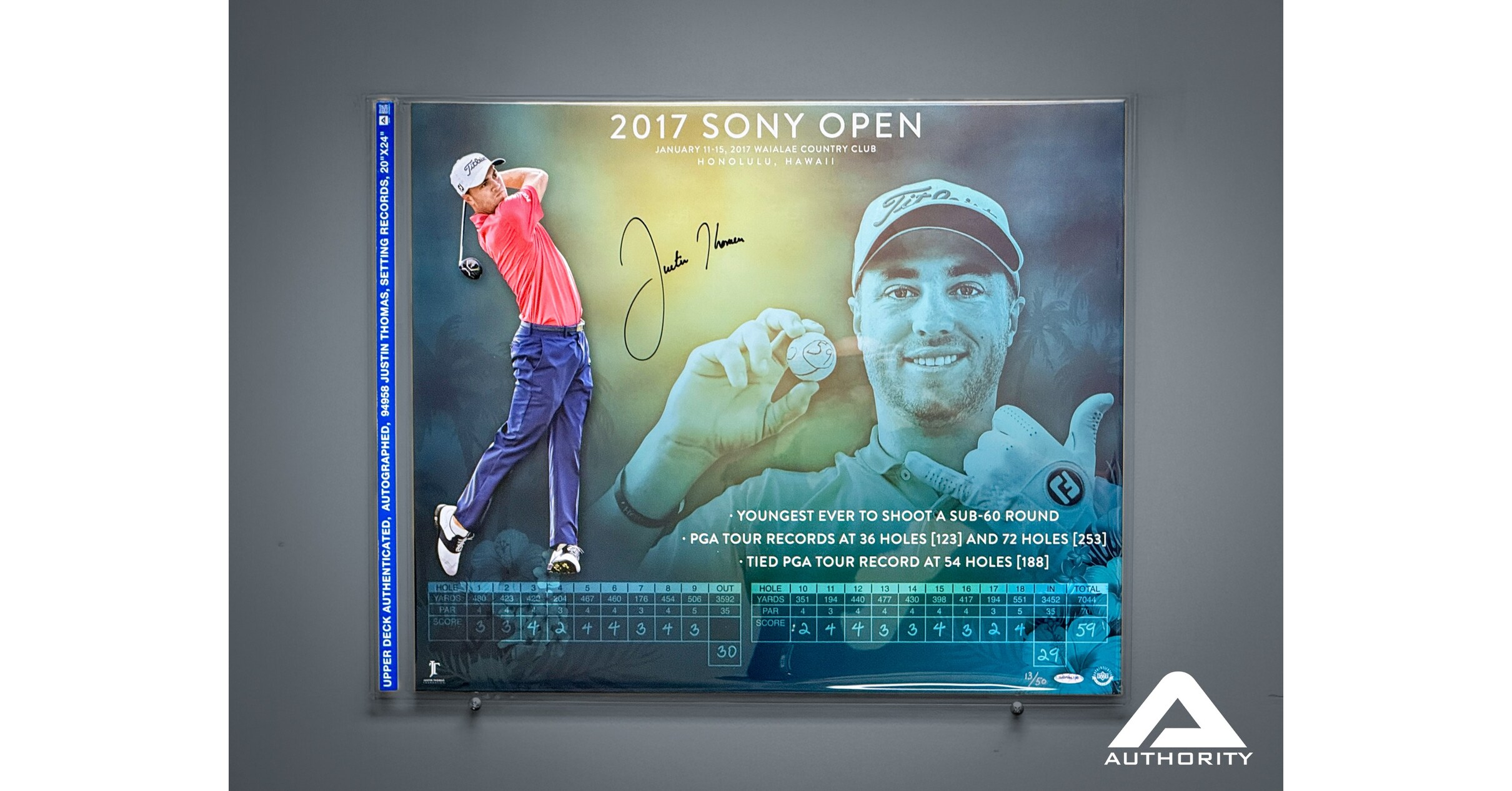 The Authority&trade; Unveils Worlds First Rigid Large Format Memorabilia Slab, Where the Slab Is the Frame&trade;