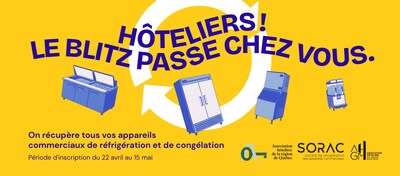 À l'occasion du Jour de la Terre, la SORAC donne le coup d'envoi à son premier blitz de collecte des appareils réfrigérants commerciaux en collaboration avec l'AHGM et l'AHRQ. Ce blitz s'inscrit dans une série d'initiatives déployées en 2026 afin de répondre aux exigences réglementaires en matière de récupération des appareils réfrigérants commerciaux