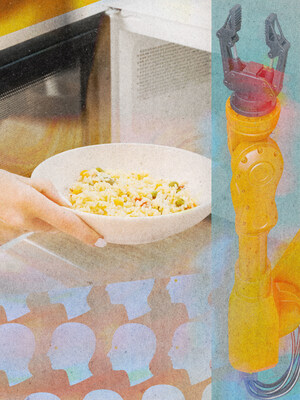 Humanoid Data. Illustration by Stephanie Arnett/MITTR | Adobe Stock