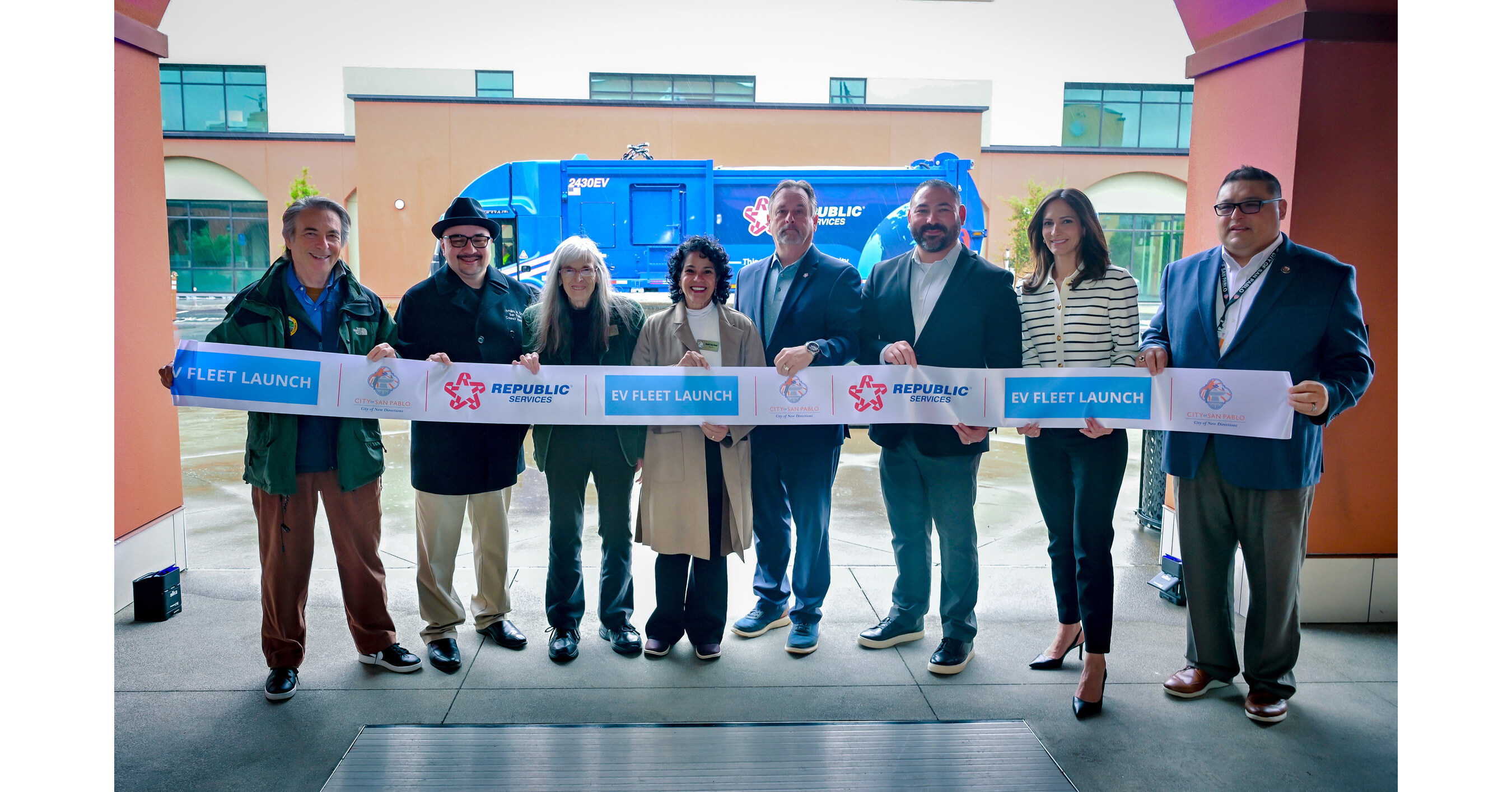 City of San Pablo Celebrates California's First Fully Electric Residential Recycling and Waste Collection Fleet