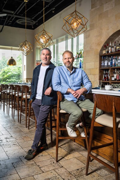 Co-founders Chef Michael Solomonov and Steven Cook at Zahav