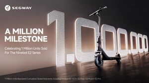 Segway Announces 1 Million Units Sold of its Ninebot E2 Series Electric Kick-Scooters Worldwide