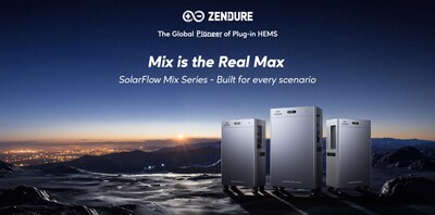Zendure เปิดตัว SolarFlow Mix Series ทั่วทวีปยุโรป ซึ่งเป็นระบบกักเก็บพลังงานสำหรับบ้าน 3 รูปแบบบนแพลตฟอร์มเดียว ช่วยลดค่าไฟได้สูงสุดถึง 91%