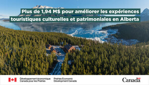 Le gouvernement du Canada investit dans des expériences touristiques de qualité pour faire croître l'économie touristique de l'Alberta