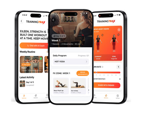 TrainingTRAX provides members with a structured, results-driven path tailored to their individual goals, schedule and performance.