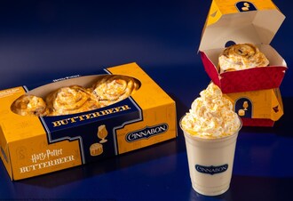 CINNABON® CELEBRATES BUTTERBEER SEASON WITH NEW ENCHANTING LIMITED-TIME BUTTERBEER MENU ITEMS AND EXCLUSIVE LOYALTY OFFERS
