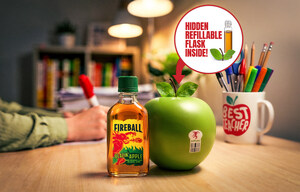 This Teacher Appreciation Week Fireball Whisky Gives New Meaning to "Core Curriculum" with Blazin' Apple Flask