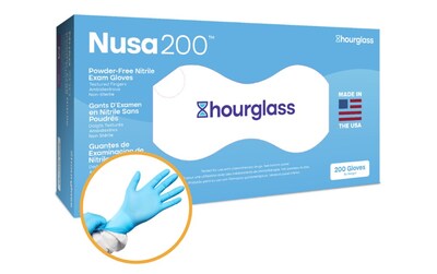 Nusa200 Nitrile Exam Gloves Made in the U.S.A.