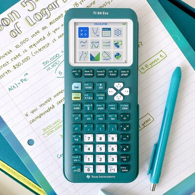 TI-84 Evo Teal.