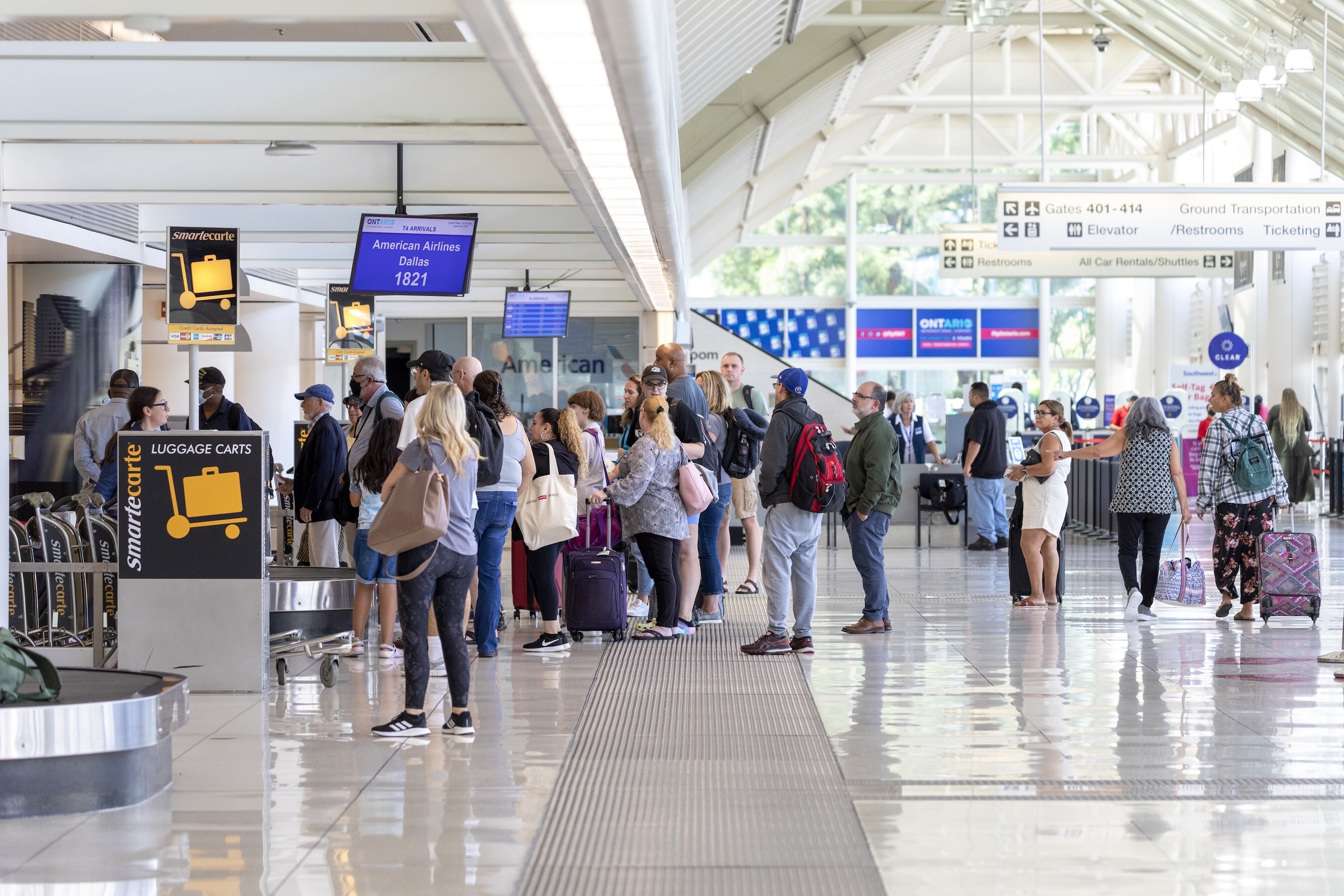 Ontario International Airport passenger volumes rose for 4th straight month in March while freight shipments grew by 15%