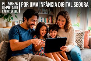 Projeto de Fábio Teruel quer proteger crianças nas redes sociais e chama atenção para o papel da família