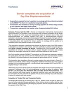 Servier completes the acquisition of Day One Biopharmaceuticals