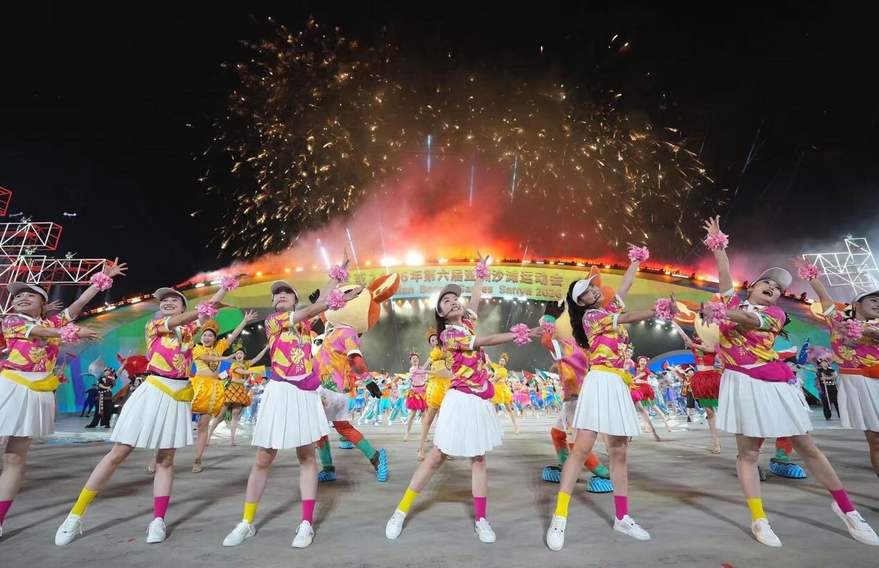 The 6th Asian Beach Games opens in Sanya