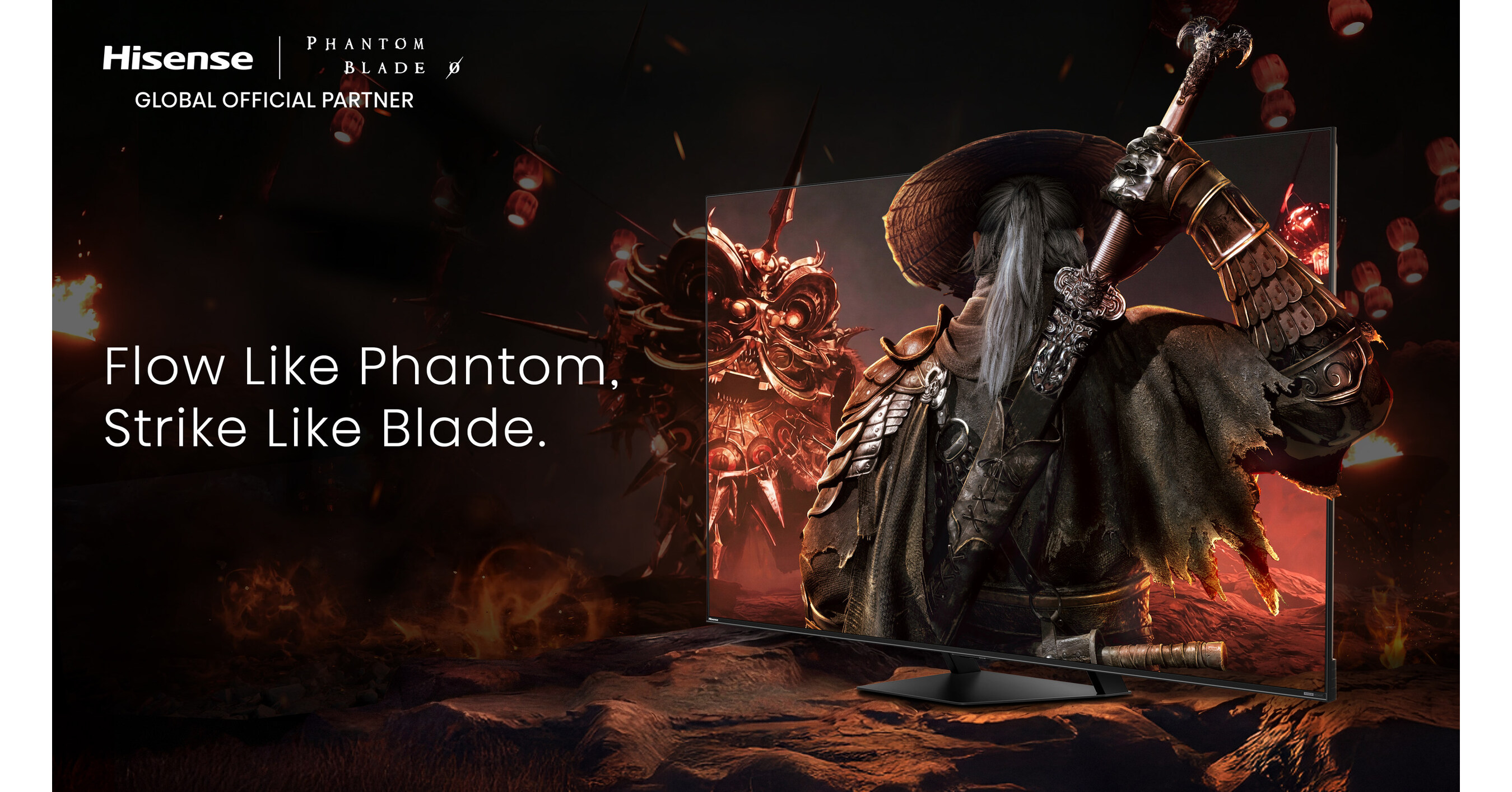 Hisense se asocia con Phantom Blade Zero para mostrar la experiencia de juego RGB de pr&oacute;xima generaci&oacute;n