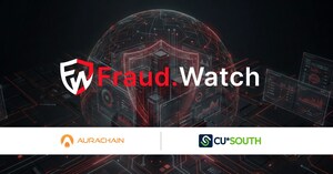Aurachain Expands Fraud.Watch Credit Union Network Through Partnership with CU*SOUTH