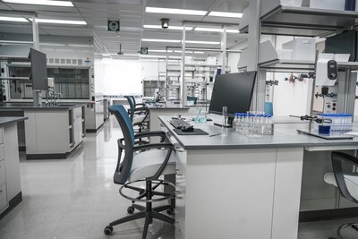 NJIT recently leased 25,000 square feet of this state-of-the-art facility, which was once Merck’s global research headquarters, providing space for STEM students